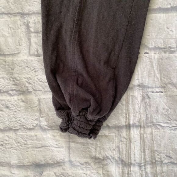 Aerie women S 100% cotton popcorn textured pull on joggers w/drawstring grey - Picture 2 of 10